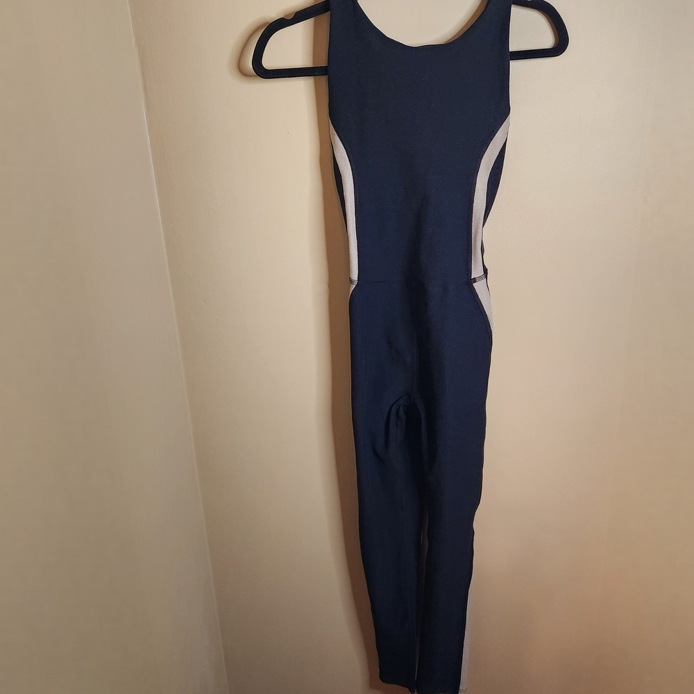 Beyond Yoga Spacedye Top Line Jumpsuit Darkest Night/Birch size S